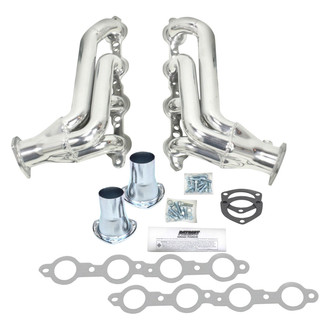 Patriot Exhaust® - Steel Metallic Ceramic Coated Tight Tuck Street Rod Exhaust Headers