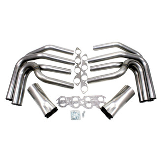 Patriot Exhaust® - Race Style Exhaust Header Weld-Up Kit with Weld on Collectors