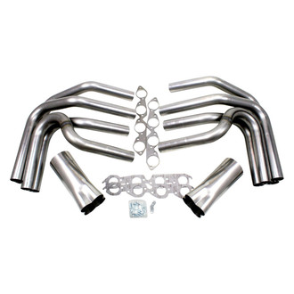 Patriot Exhaust® - Race Style Exhaust Header Weld-Up Kit with Weld on Collectors