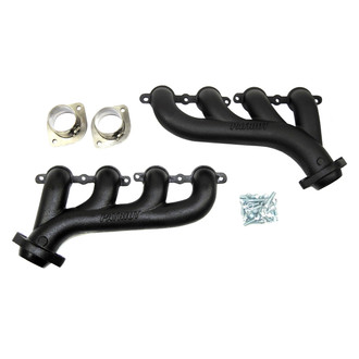 Patriot Exhaust® - Cast Tubular Hi-Temp Black Coated Exhaust Manifolds