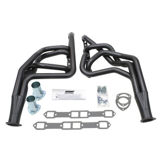 Patriot Exhaust® - Steel Hi-Temp Black Coated Long Tube Exhaust Headers