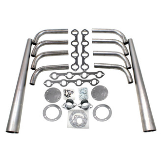 Patriot Exhaust® - Lakester Steel Weld-Up Exhaust Kit