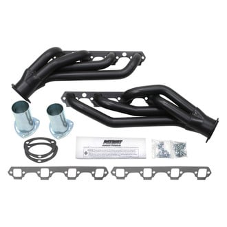 Patriot Exhaust® - Clippster Steel Hi-Temp Black Coated Mid-Length Tube Exhaust Headers