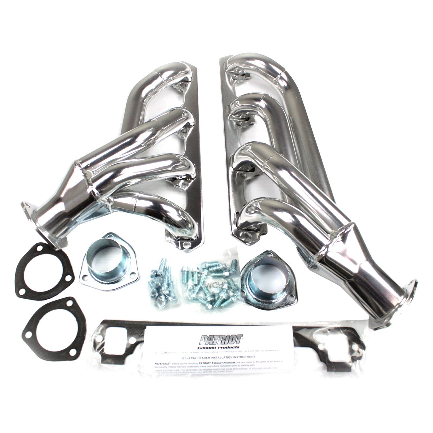 Patriot Exhaust® H84341 Metallic Ceramic Coated Exhaust Header