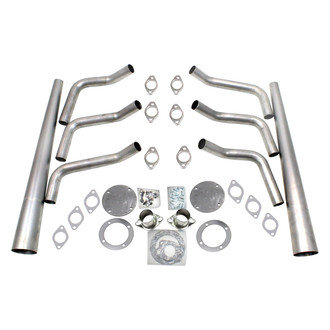 Patriot Exhaust® - Lakester Steel Weld-Up Exhaust Kit