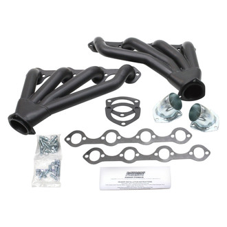 Patriot Exhaust® - Swept Hi-Temp Black Coated Tight Tuck Street Rod Exhaust Headers