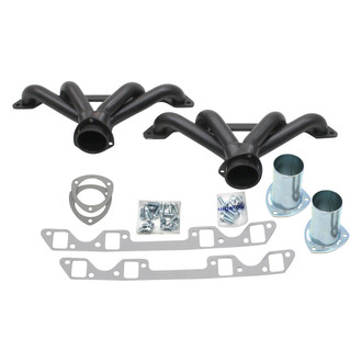 Patriot Exhaust® - Hi-Temp Black Coated Tight Tuck Street Rod Exhaust Headers