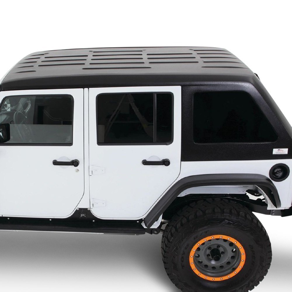 Patriot Fastbacks® - Jeep Wrangler 2018 Guardian Fastback Solid Black  Textured Hard Top