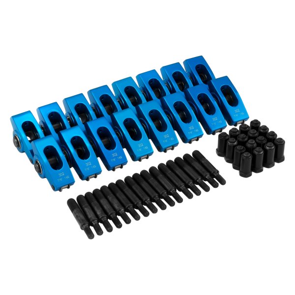 PCE® - Roller Blue Anodized Rocker Arm Set 