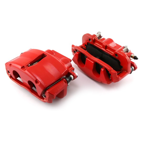 PCE® - GM Red Front Driver and Passenger Side Brake Caliper Kit