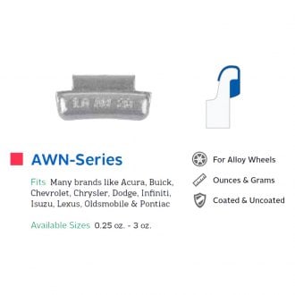 Perfect Equipment® - AW-Series Wheel Weights