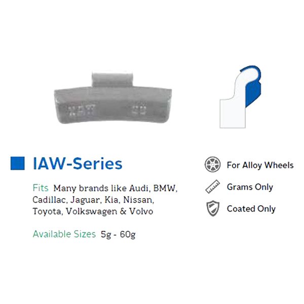 Perfect Equipment® - Perfect Steel™ IAW-Series Wheel Weights