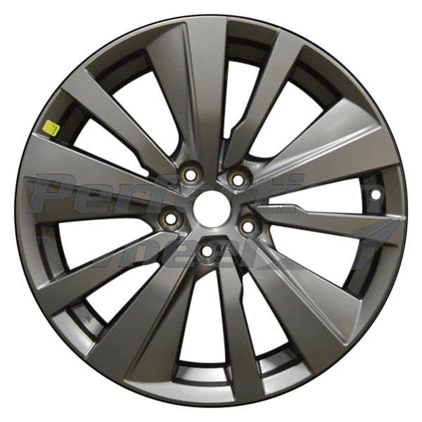 Perfection Wheel® - 19 x 8 10 Turbine-Spoke Medium Charcoal Full Face Matte Clear Alloy Factory Wheel (Refinished)