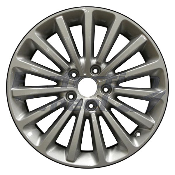 Perfection Wheel® - 17 x 7 15 I-Spoke Bright Fine Silver Full Face Alloy Factory Wheel (Refinished)