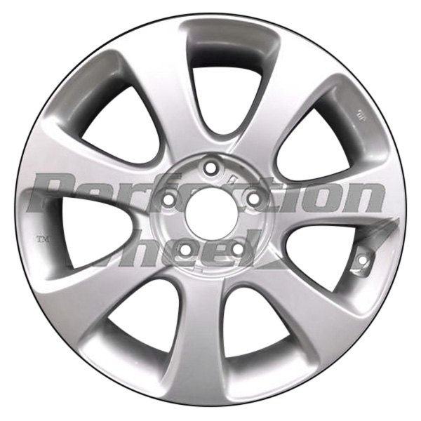 Perfection Wheel® - 17 x 7 7 I-Spoke Fine Bright Silver Full Face Alloy Factory Wheel (Refinished)