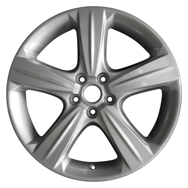 Perfection Wheel® - 18 x 8 5-Spoke Bright Fine Metallic Silver Full Face Alloy Factory Wheel (Refinished)