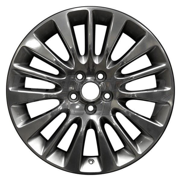 Perfection Wheel® - 18 x 8 5 W-Spoke Dark Smoked Silver Machined Alloy Factory Wheel (Refinished)