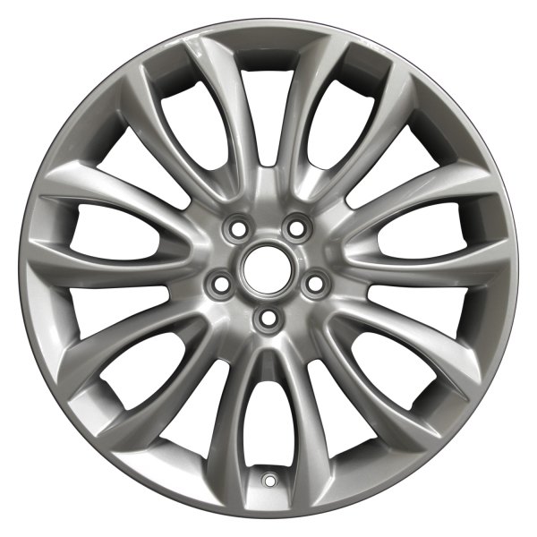 Perfection Wheel® - 19 x 8 7 V-Spoke Fine Bright Silver Full Face Alloy Factory Wheel (Refinished)