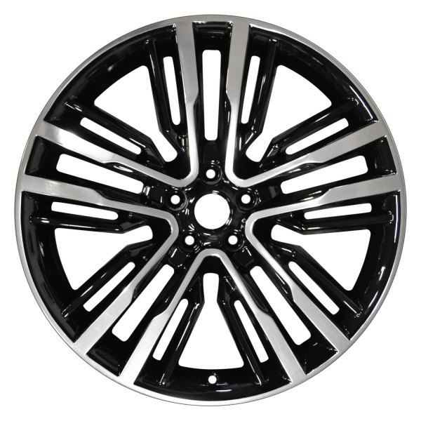 Perfection Wheel® - 20 x 9 Multi 5-Spoke Gloss Black with Polished Accents Alloy Factory Wheel (Refinished)
