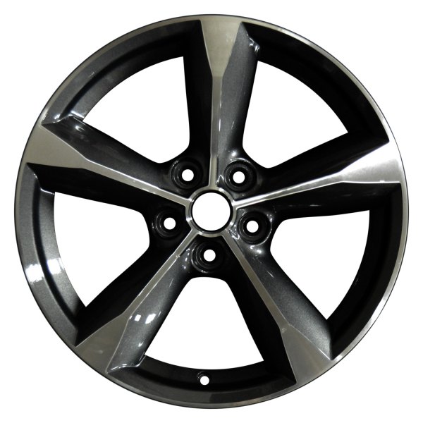 Perfection Wheel® - 18 x 8 5-Spoke Dark Metallic Charcoal Machined Alloy Factory Wheel (Refinished)