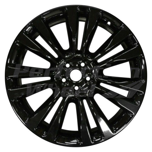Perfection Wheel® - 21 x 9 7 V-Spoke Gloss Black Full Face PIB Alloy Factory Wheel (Refinished)