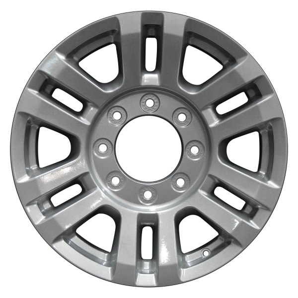 Perfection Wheel® - 18 x 8 6 V-Spoke Sparkle Silver Full Face Alloy Factory Wheel (Refinished)