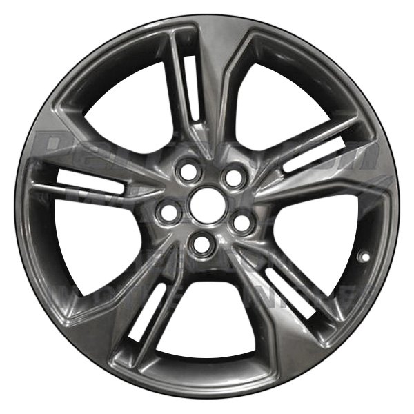 Perfection Wheel® - 19 x 8 Double 5-Spoke Hyper Dark Silver Full Face Alloy Factory Wheel (Refinished)