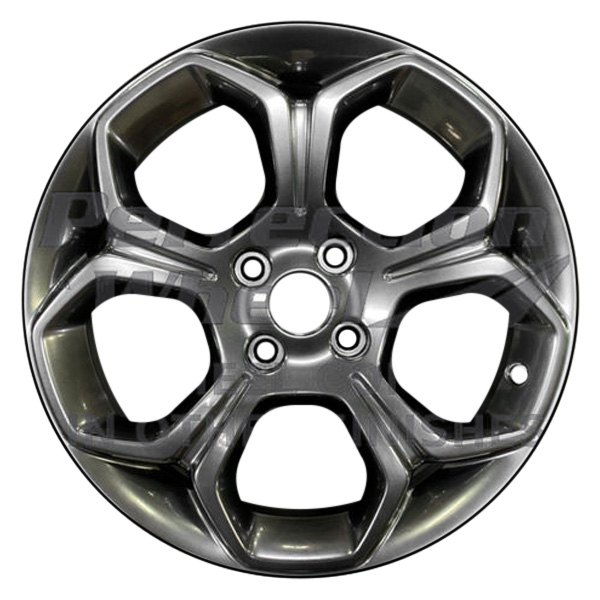 Perfection Wheel® - 17 x 7.5 5 Y-Spoke Gun Metal Dark Smoked Hyper Silver Bright Alloy Factory Wheel (Refinished)
