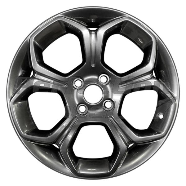 Perfection Wheel® - 17 x 7.5 5 Y-Spoke Gun Metal Dark Smoked Hyper Silver Bright Alloy Factory Wheel (Refinished)