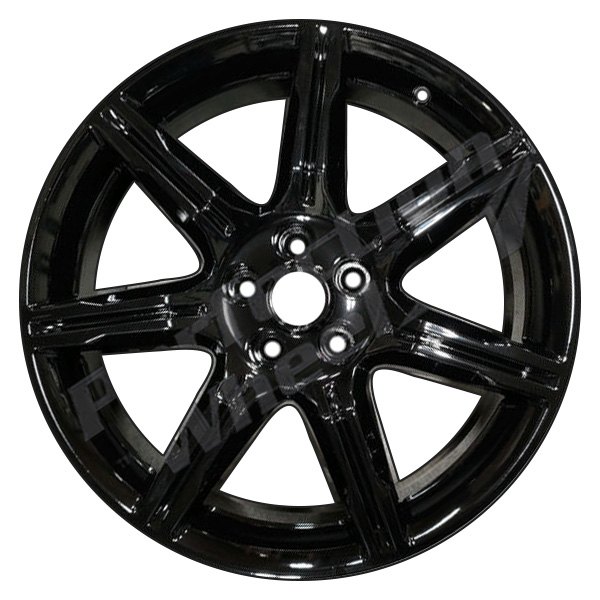 Perfection Wheel® - 19 x 8.5 7 I-Spoke Gloss Black Full Face PIB Alloy Factory Wheel (Refinished)