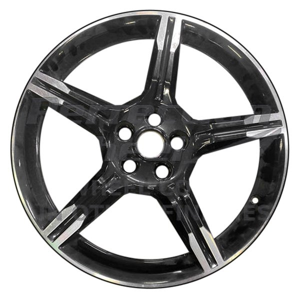 Perfection Wheel® - 19 x 8.5 5-Spoke Gloss Black Machine PIB Alloy Factory Wheel (Refinished)