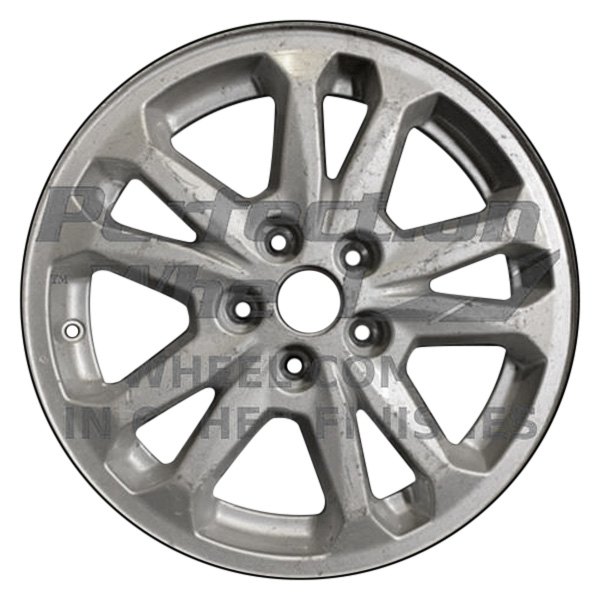 Perfection Wheel® - 16 x 6.5 5 V-Spoke Sparkle Silver Full Face Alloy Factory Wheel (Refinished)