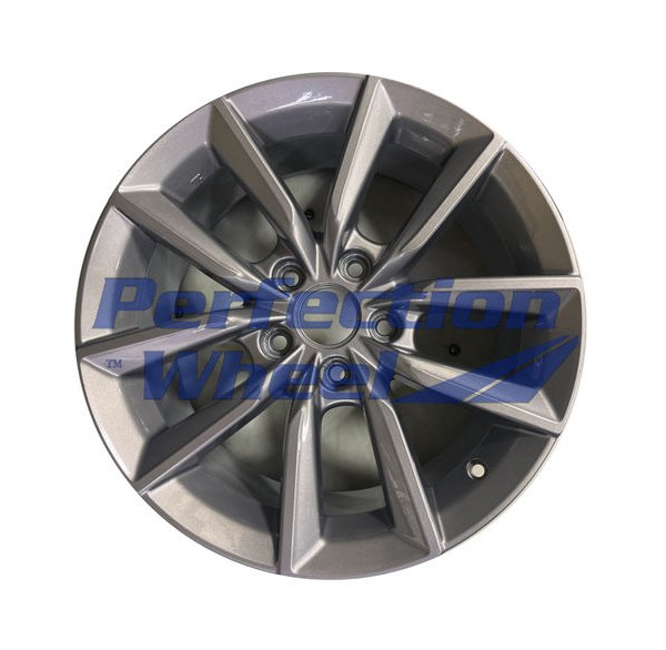 Perfection Wheel® - 17 x 7.5 10 I-Spoke Medium Metallic Silver Full Face Alloy Factory Wheel (Refinished)