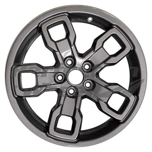 Perfection Wheel® - 17 x 7 5 Split-Spoke Medium Charcoal Full Face Alloy Factory Wheel (Refinished)