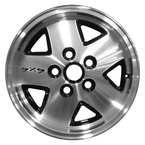 Perfection Wheel® - 15 x 7 5-Spoke Black Machined Alloy Factory Wheel (Refinished)