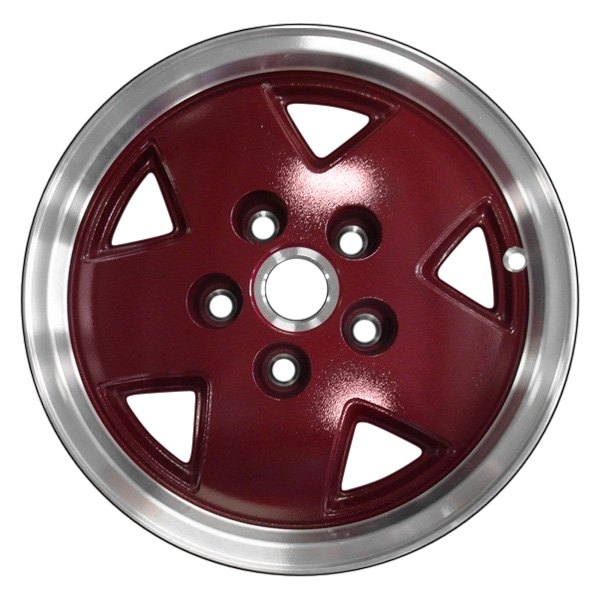 Perfection Wheel® - 15 x 7 5-Spoke Medium Silver Machined Alloy Factory Wheel (Refinished)