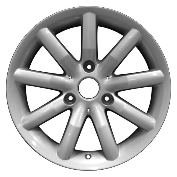 Perfection Wheel® - 15 x 5.5 9 I-Spoke Bright Sparkle Silver Full Face Alloy Factory Wheel (Refinished)
