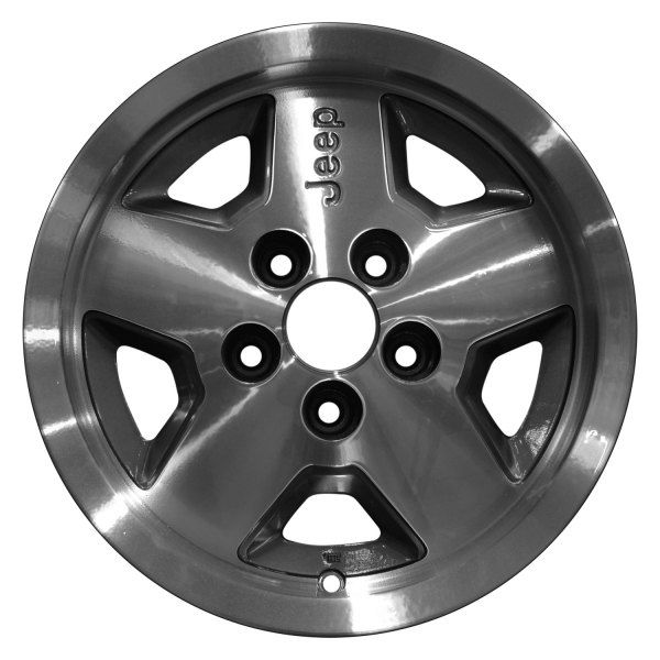 Perfection Wheel® - 15 x 7 5-Spoke Medium Argent Charcoal Machined Alloy Factory Wheel (Refinished)