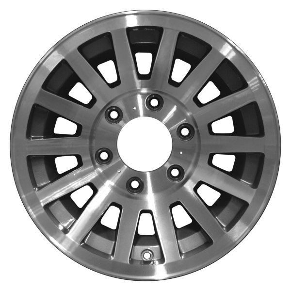 Perfection Wheel® - 15 x 7 14-Slot Dark Argent Charcoal Machined Alloy Factory Wheel (Refinished)
