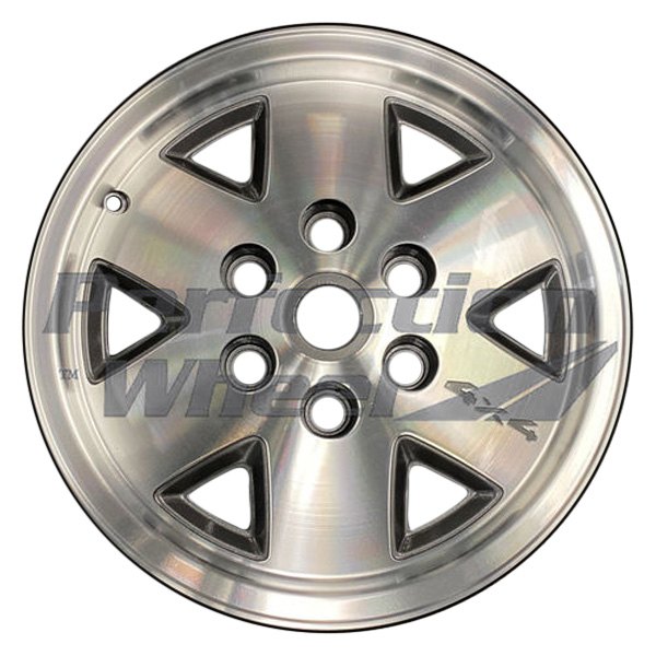 Perfection Wheel® - 16 x 7 6 I-Spoke Medium Argent Charcoal Machine Texture Alloy Factory Wheel (Refinished)