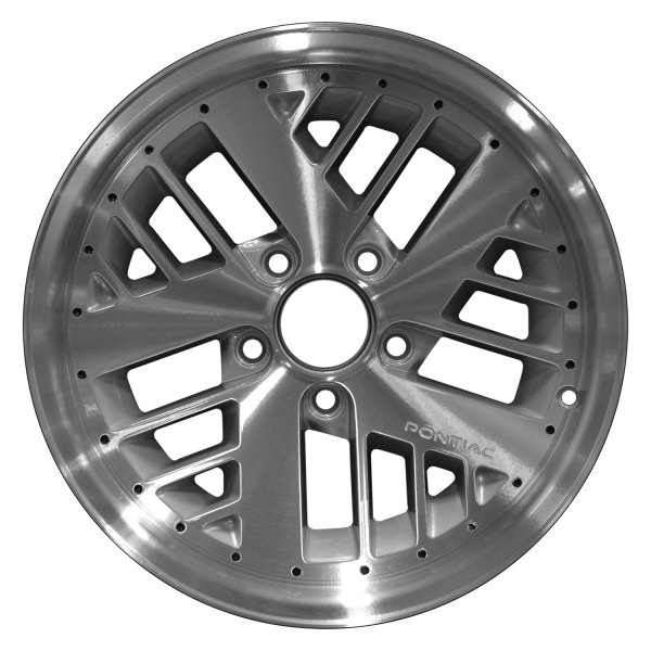 Perfection Wheel® - 16 x 8 20-Slot Fine Metallic Silver Machine Hand Paint Alloy Factory Wheel (Refinished)