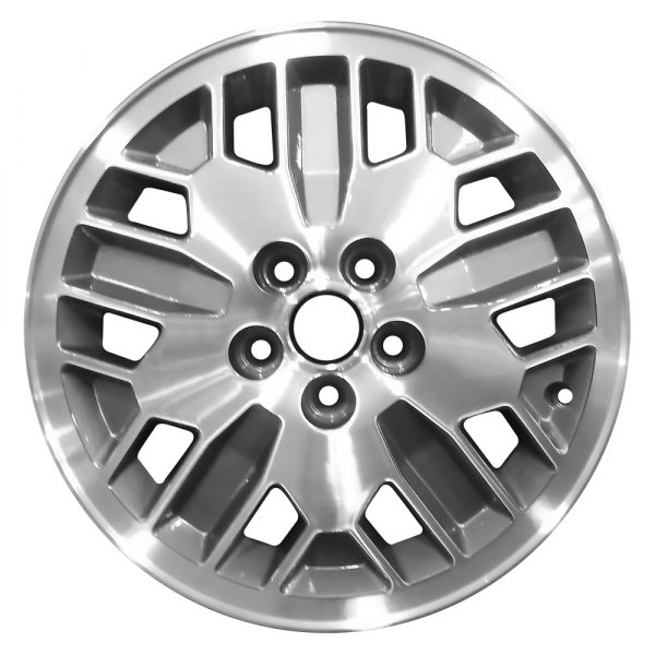 Perfection Wheel® - 15 x 6 Flat-Spoke Medium Argent Charcoal Machined Alloy Factory Wheel (Refinished)
