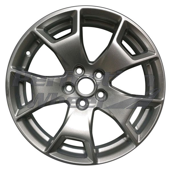 Perfection Wheel® - 17 x 7 6 Double I-Spoke Sparkle Silver Full Face Alloy Factory Wheel (Refinished)