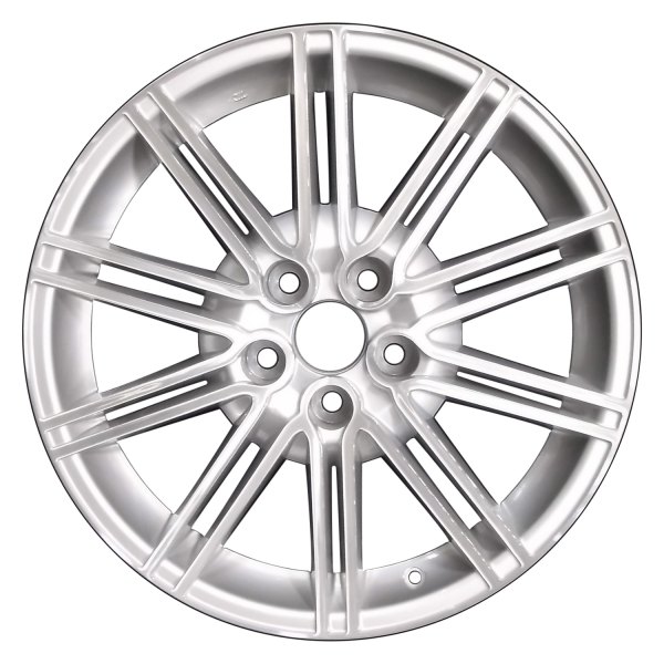 Perfection Wheel® - 18 x 7.5 10 Double I-Spoke Medium Sparkle Silver Machined Alloy Factory Wheel (Refinished)