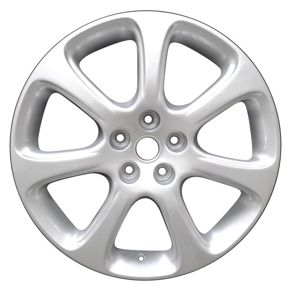 Perfection Wheel® - 18 x 8 7 I-Spoke Fine Bright Silver Full Face Alloy Factory Wheel (Refinished)