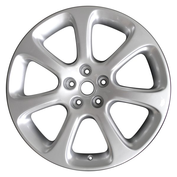 Perfection Wheel® - 18 x 9.5 7 I-Spoke Fine Bright Silver Full Face Alloy Factory Wheel (Refinished)