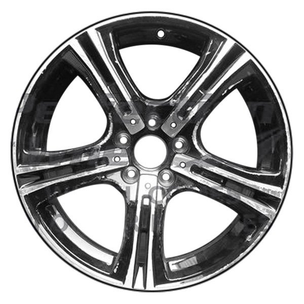 Perfection Wheel® - 18 x 8 5-Spoke Black Machined Alloy Factory Wheel (Refinished)
