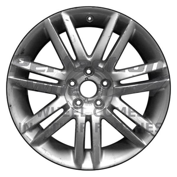 Perfection Wheel® - 18 x 8.5 7 Double I-Spoke Hyper Bright Silver Full Face Alloy Factory Wheel (Refinished)