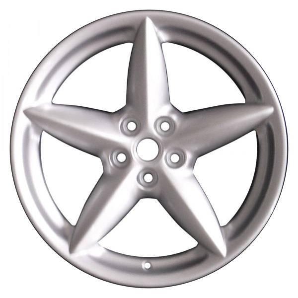Perfection Wheel® - 19 x 10 5-Spoke Fine Bright Silver Full Face Alloy Factory Wheel (Refinished)