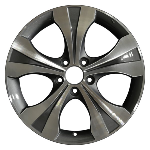 Perfection Wheel® - 18 x 7 5-Spoke Medium Charcoal Machined Alloy Factory Wheel (Refinished)